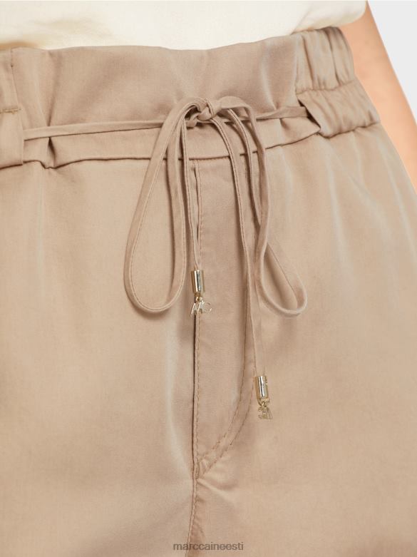 Marc Cain Riietus rivera \"koos uuesti mõtlema\" püksid J8DT665 sügav liiv