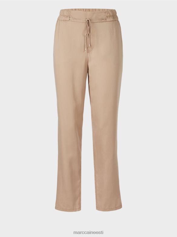 Marc Cain Riietus rivera \"koos uuesti mõtlema\" püksid J8DT665 sügav liiv