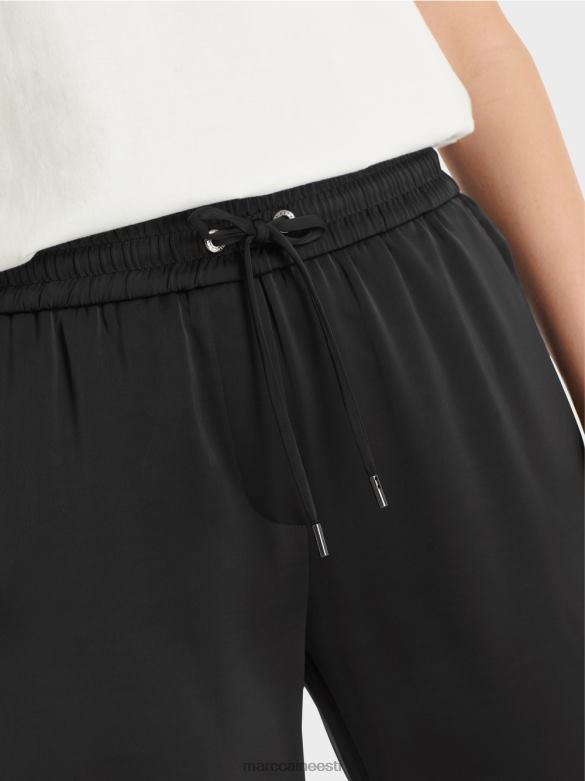 Marc Cain Riietus roanne \"koos ümbermõtlemise\" püksid J8DT568 must