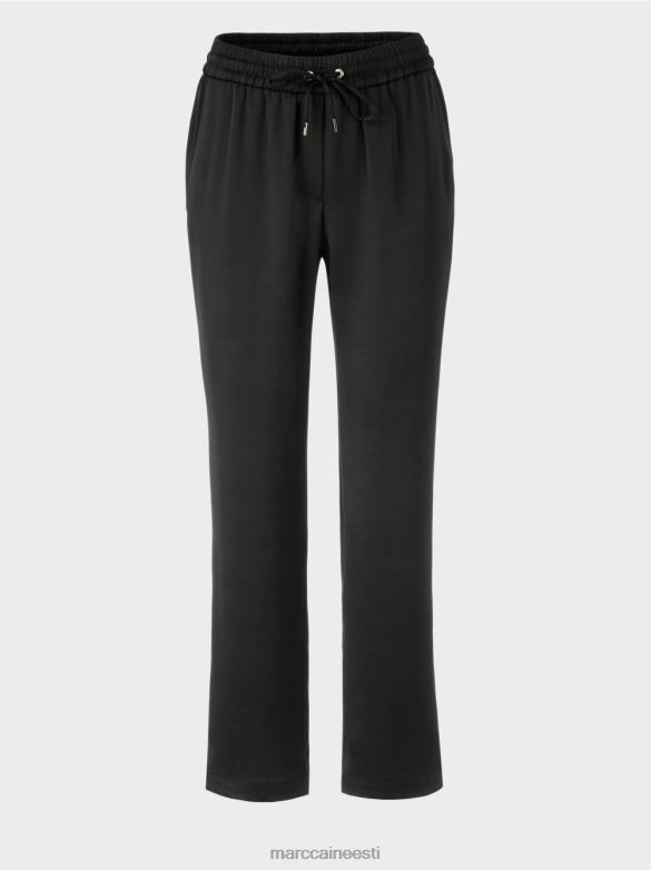 Marc Cain Riietus roanne \"koos ümbermõtlemise\" püksid J8DT568 must