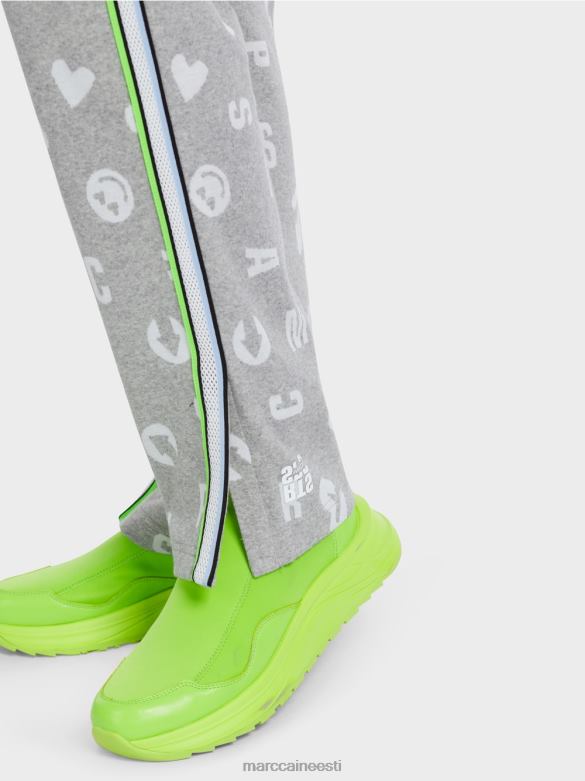 Marc Cain Riietus sörkjooksu stiilis püksid roanne J8DT561 hõbehall