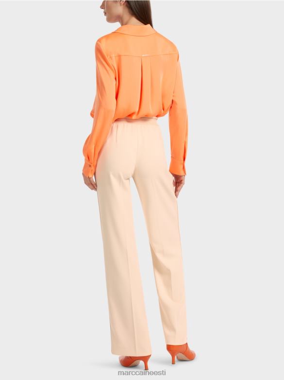 Marc Cain Riietus sirge säärega püksid welby J8DT551 tume kreem