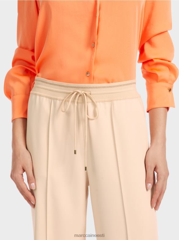 Marc Cain Riietus sirge säärega püksid welby J8DT551 tume kreem