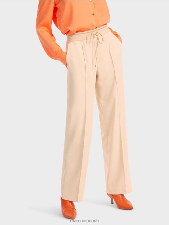 Marc Cain Riietus sirge säärega püksid welby J8DT551 tume kreem