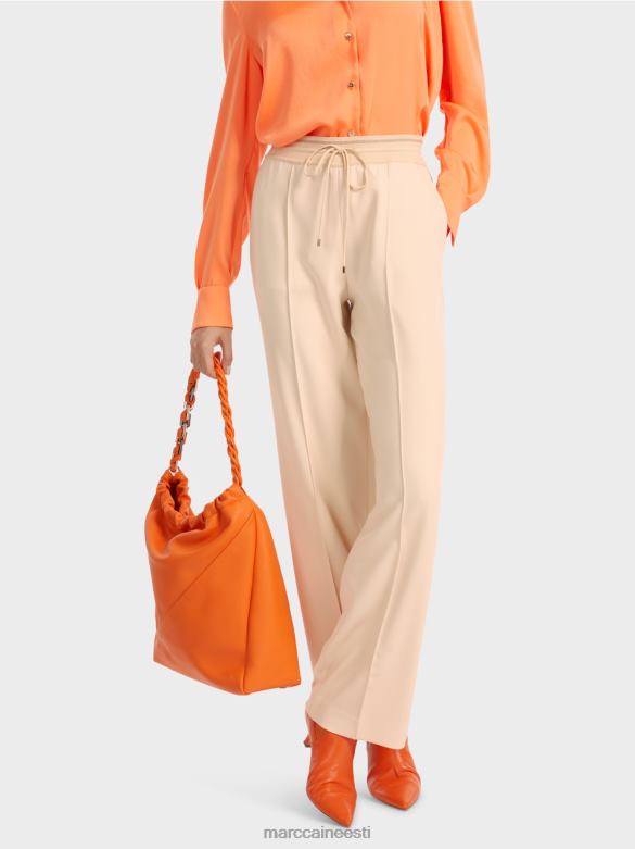 Marc Cain Riietus sirge säärega püksid welby J8DT551 tume kreem