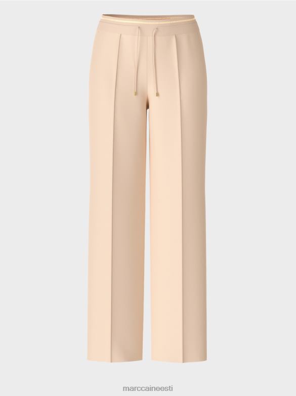 Marc Cain Riietus sirge säärega püksid welby J8DT551 tume kreem
