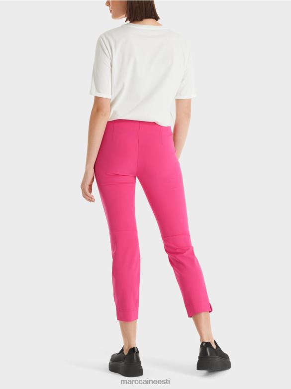 Marc Cain Riietus sofia stretch kangast püksid J8DT570 pop roosa