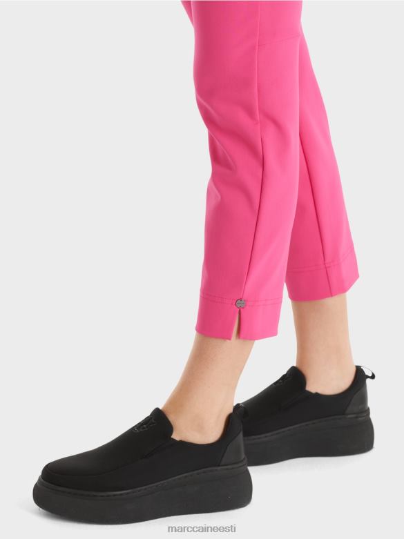 Marc Cain Riietus sofia stretch kangast püksid J8DT570 pop roosa