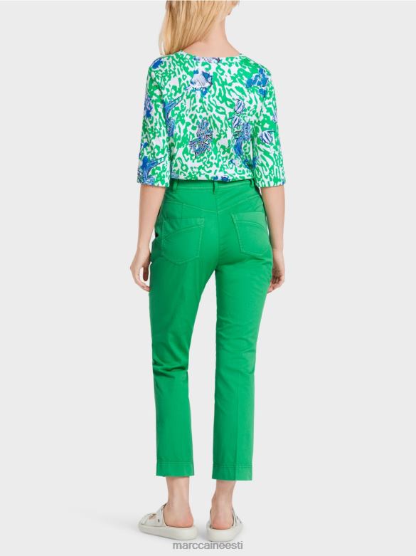 Marc Cain Riietus sportlikud \"rethink together\" püksid J8DT601 särav basiiliku leht