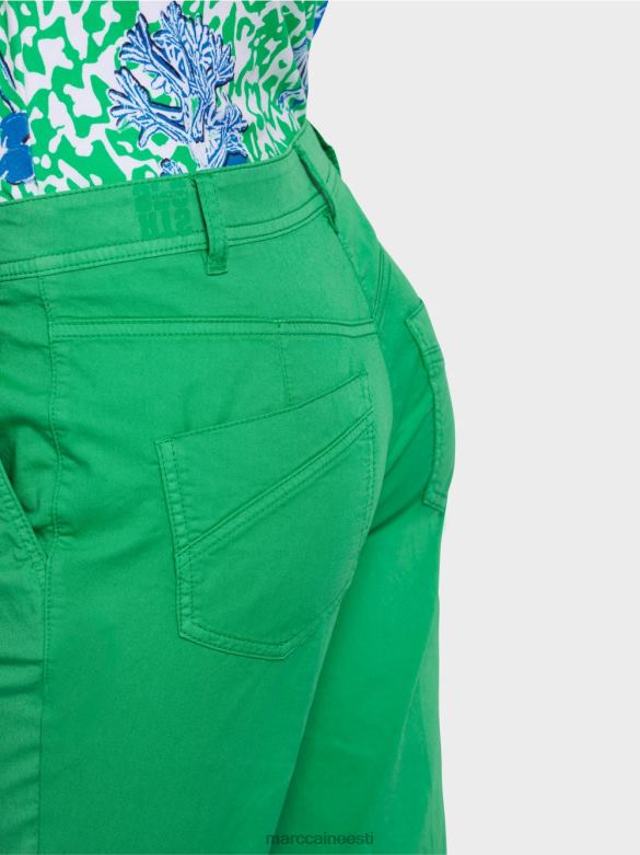 Marc Cain Riietus sportlikud \"rethink together\" püksid J8DT601 särav basiiliku leht