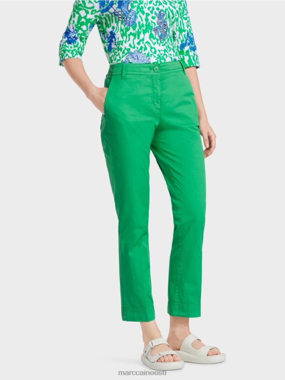 Marc Cain Riietus sportlikud \"rethink together\" püksid J8DT601 särav basiiliku leht