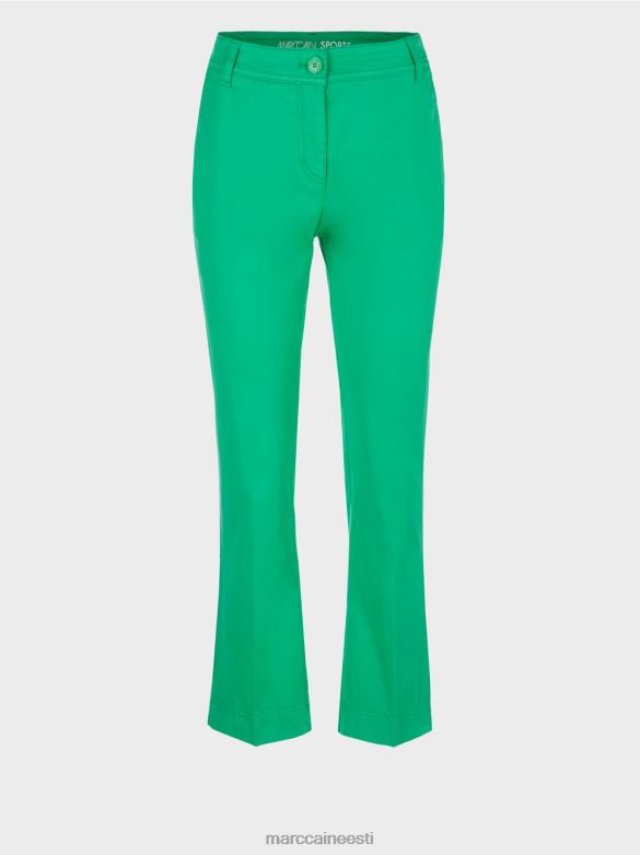 Marc Cain Riietus sportlikud \"rethink together\" püksid J8DT601 särav basiiliku leht