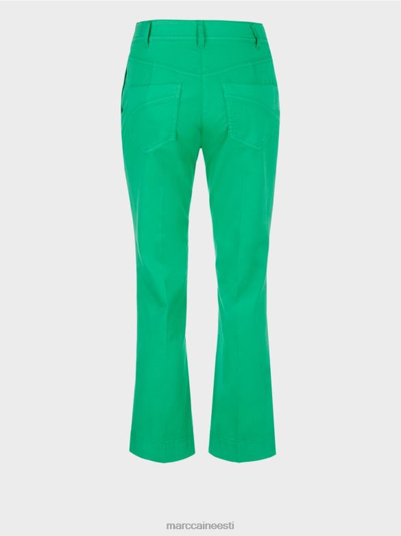 Marc Cain Riietus sportlikud \"rethink together\" püksid J8DT601 särav basiiliku leht