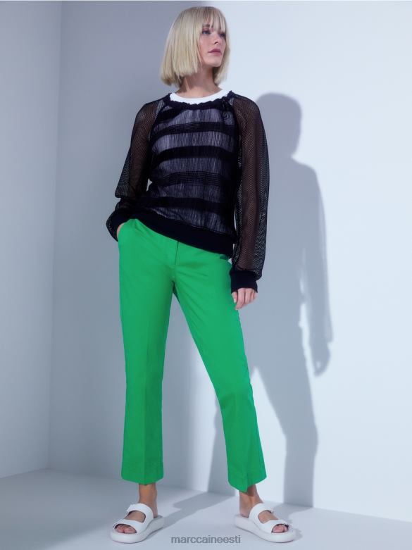 Marc Cain Riietus sportlikud \"rethink together\" püksid J8DT601 särav basiiliku leht