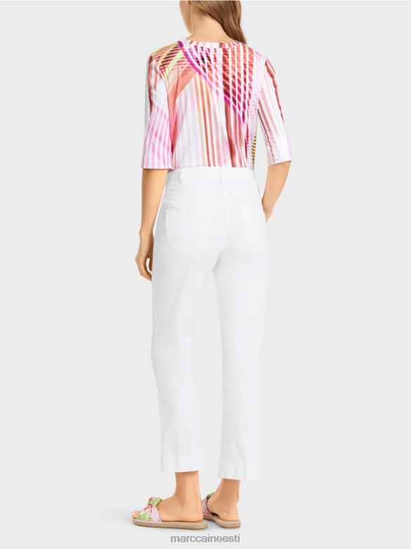 Marc Cain Riietus sportlikud \"rethink together\" püksid J8DT623 valge