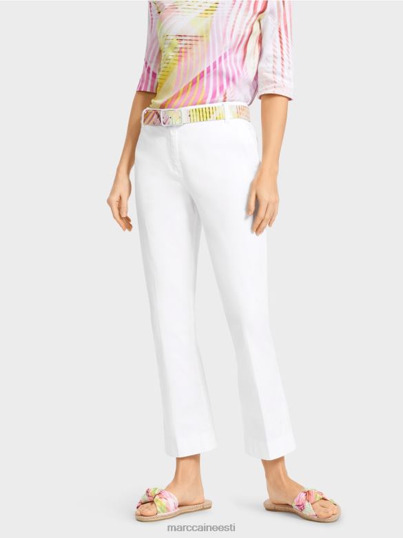 Marc Cain Riietus sportlikud \"rethink together\" püksid J8DT623 valge