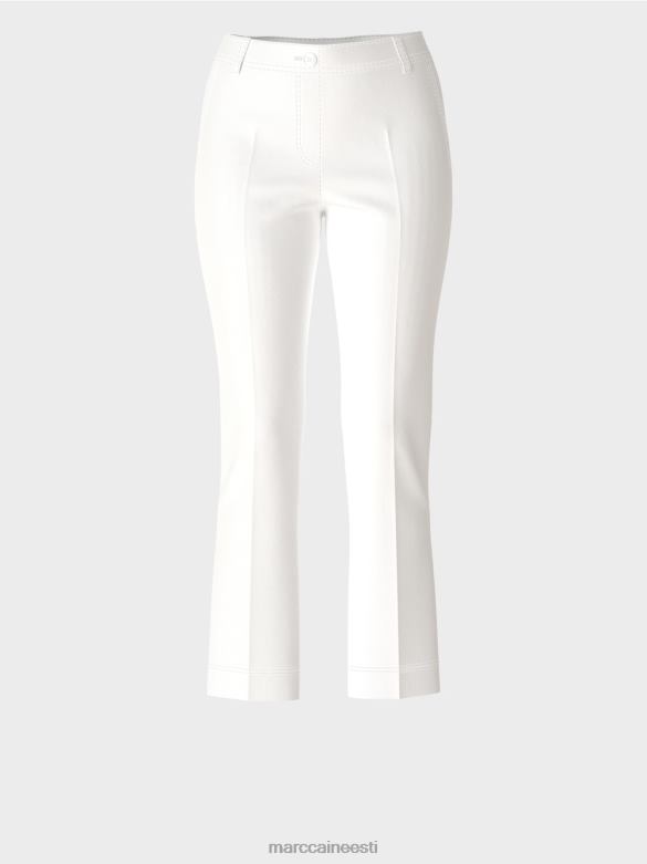 Marc Cain Riietus sportlikud \"rethink together\" püksid J8DT623 valge