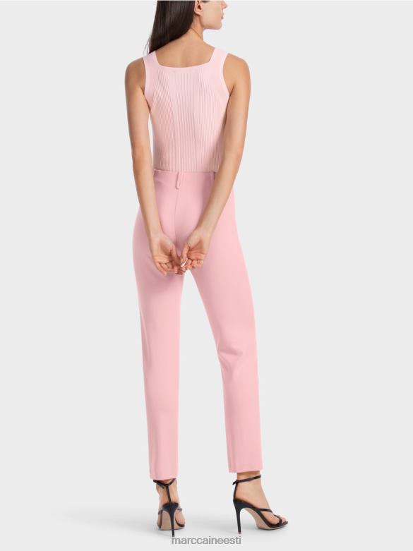 Marc Cain Riietus tavalise vöökohaga venituspüksid sydney J8DT582 pehme puuderroosa