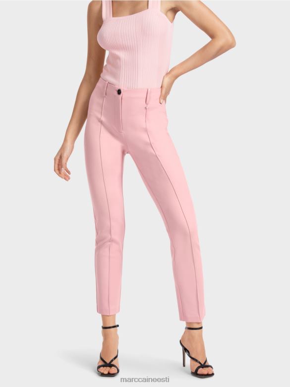 Marc Cain Riietus tavalise vöökohaga venituspüksid sydney J8DT582 pehme puuderroosa