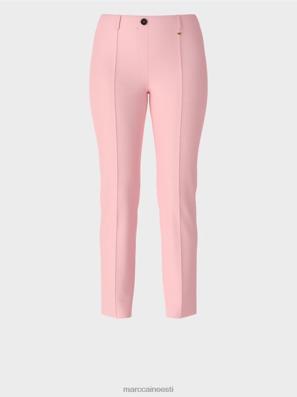 Marc Cain Riietus tavalise vöökohaga venituspüksid sydney J8DT582 pehme puuderroosa
