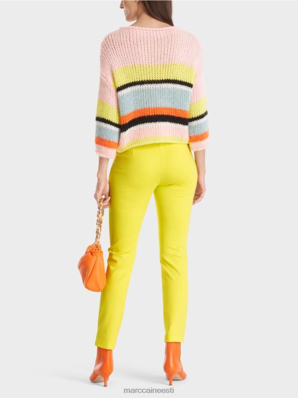 Marc Cain Riietus tavalise vöökohaga venituspüksid sydney J8DT587 pehme sidrun