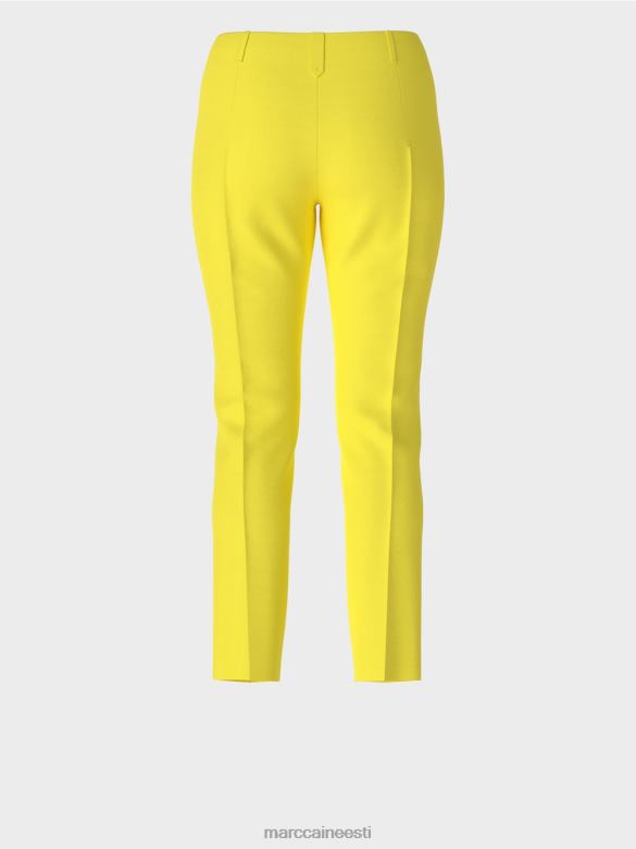 Marc Cain Riietus tavalise vöökohaga venituspüksid sydney J8DT587 pehme sidrun