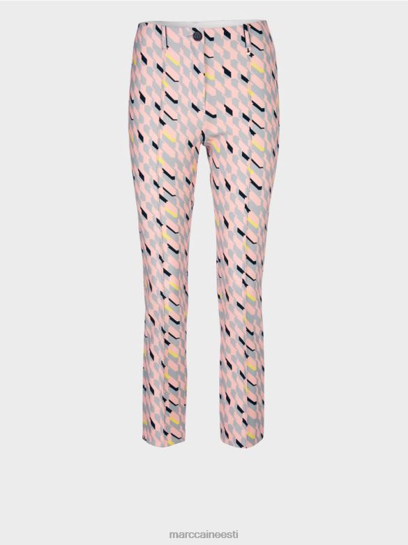 Marc Cain Riietus veniv jersey püksid sydney J8DT581 tume taevasinine