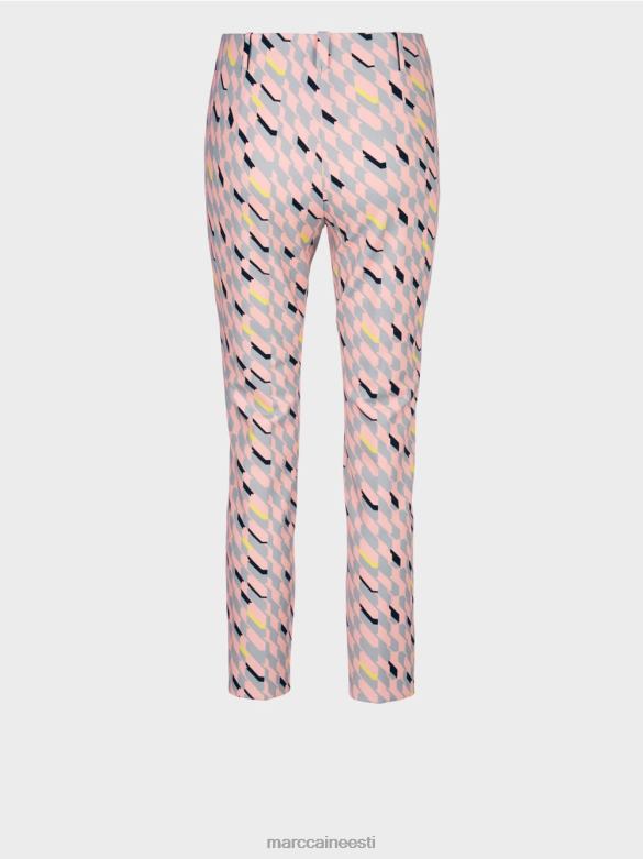 Marc Cain Riietus veniv jersey püksid sydney J8DT581 tume taevasinine