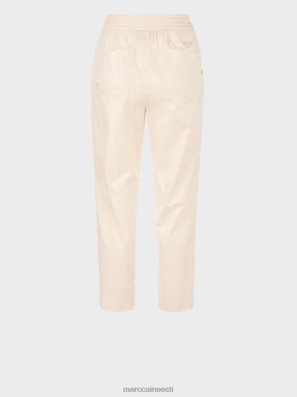 Marc Cain Riietus voltide ja veniva vöökohaga püksid J8DT621 pehme linane
