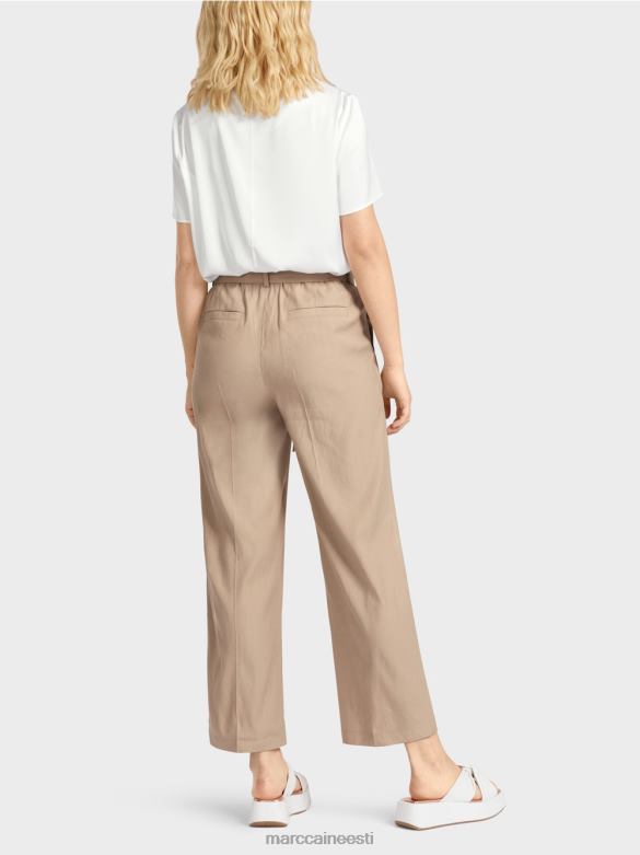 Marc Cain Riietus wardha paberkotiga püksid J8DT647 sügav liiv