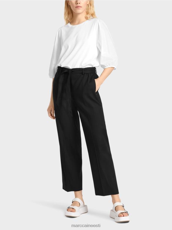 Marc Cain Riietus wardha paberkotiga püksid J8DT651 kesköösinine