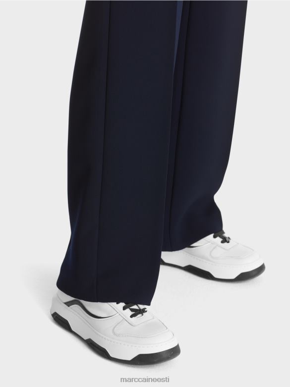 Marc Cain Riietus washingtoni laia säärega püksid J8DT574 merevägi