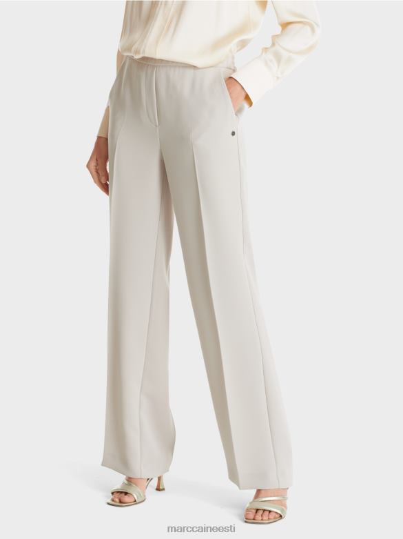 Marc Cain Riietus washingtoni laia säärega püksid J8DT575 soe kivi