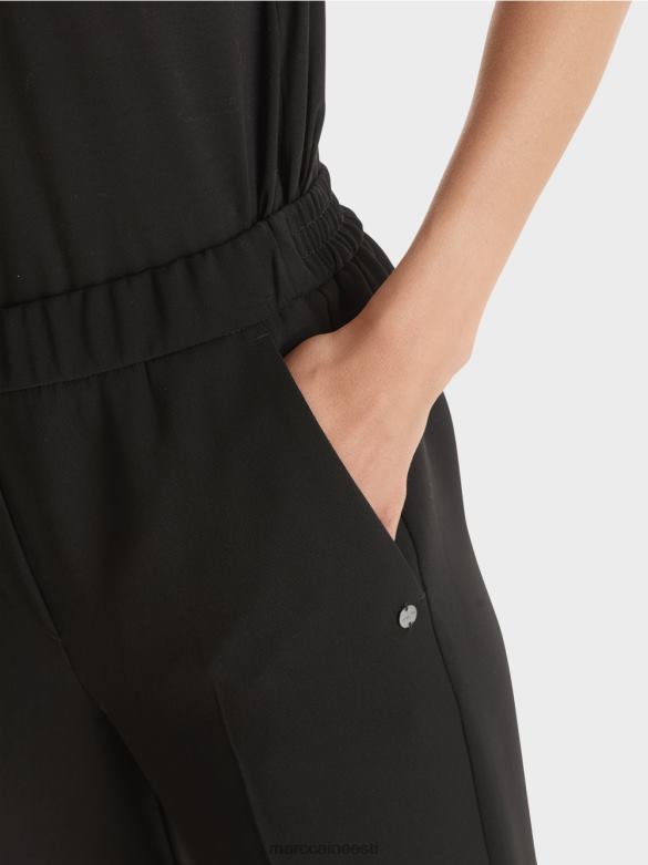 Marc Cain Riietus washingtoni laia säärega püksid J8DT577 must