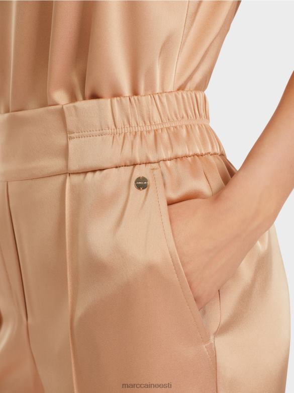 Marc Cain Riietus washingtoni midi pikkused laia säärega püksid J8DT546 särav iiris