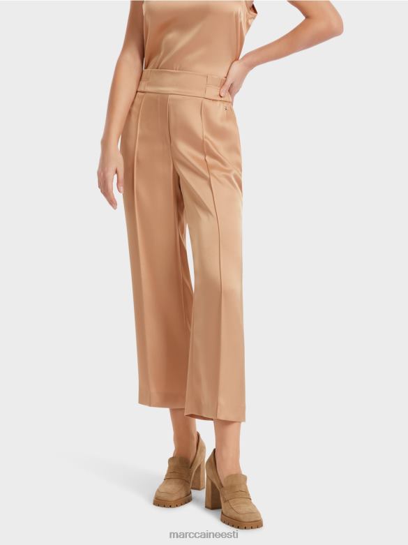 Marc Cain Riietus washingtoni midi pikkused laia säärega püksid J8DT546 särav iiris