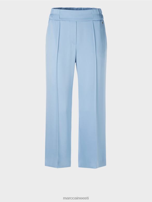 Marc Cain Riietus washingtoni midi pikkused laia säärega püksid J8DT552 tume suvetaevas