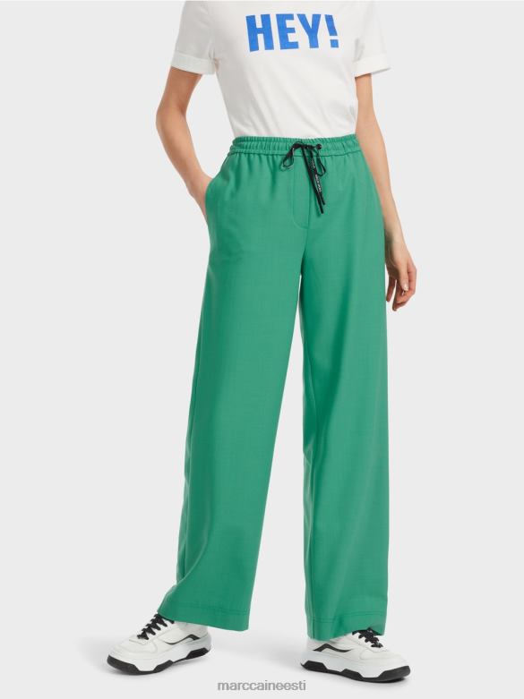 Marc Cain Riietus welby laia säärega püksid koos nööriga piha J8DT525 emailiga