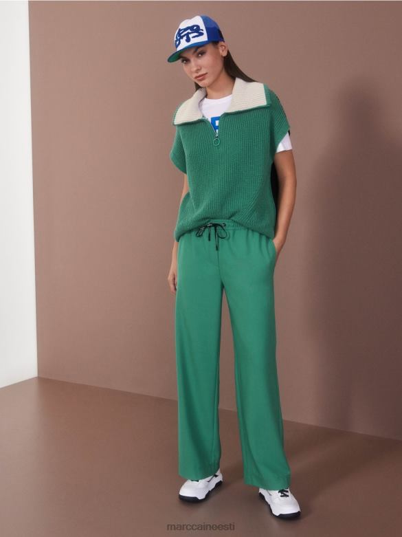 Marc Cain Riietus welby laia säärega püksid koos nööriga piha J8DT525 emailiga