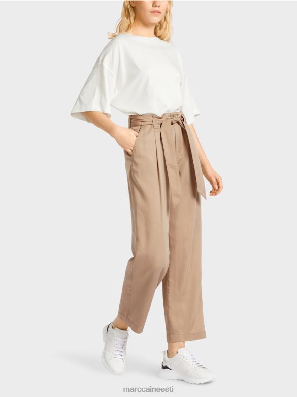 Marc Cain Riietus welleri \"koos ümbermõtlema\" püksid J8DT680 sügav liiv