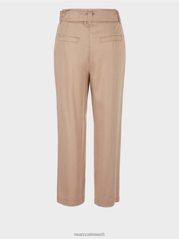 Marc Cain Riietus welleri \"koos ümbermõtlema\" püksid J8DT680 sügav liiv