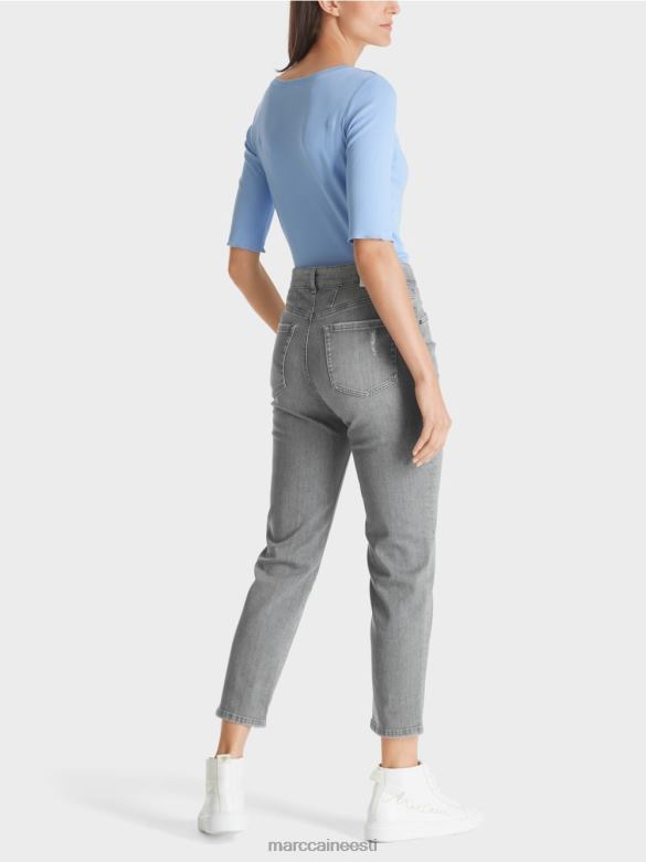 Marc Cain Riietus 3/4 pikkuste varrukatega t-särk J8DT1335 tume suvetaevas