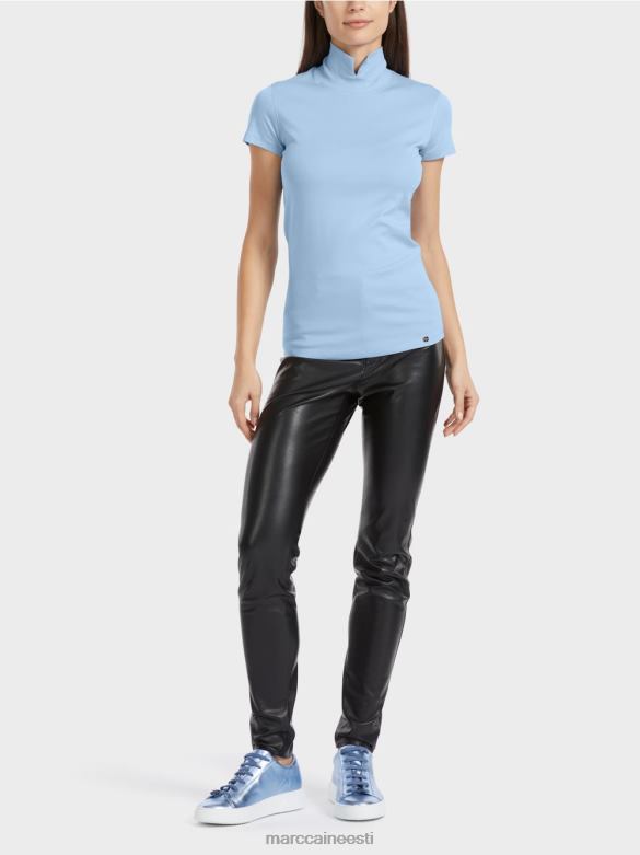 Marc Cain Riietus kõrge kaelusega t-särk J8DT1334 tume suvetaevas