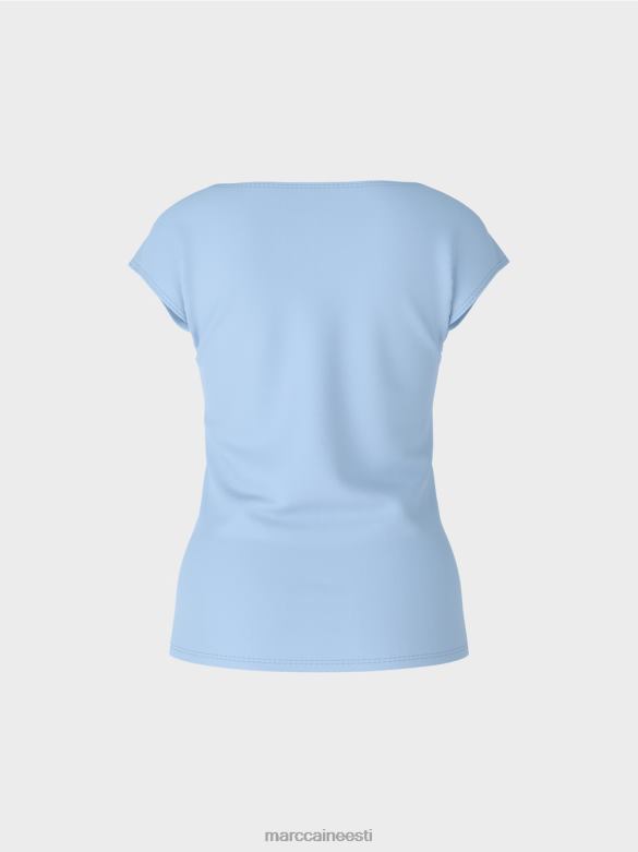 Marc Cain Riietus keha kallutav t-särk J8DT1337 tume suvetaevas