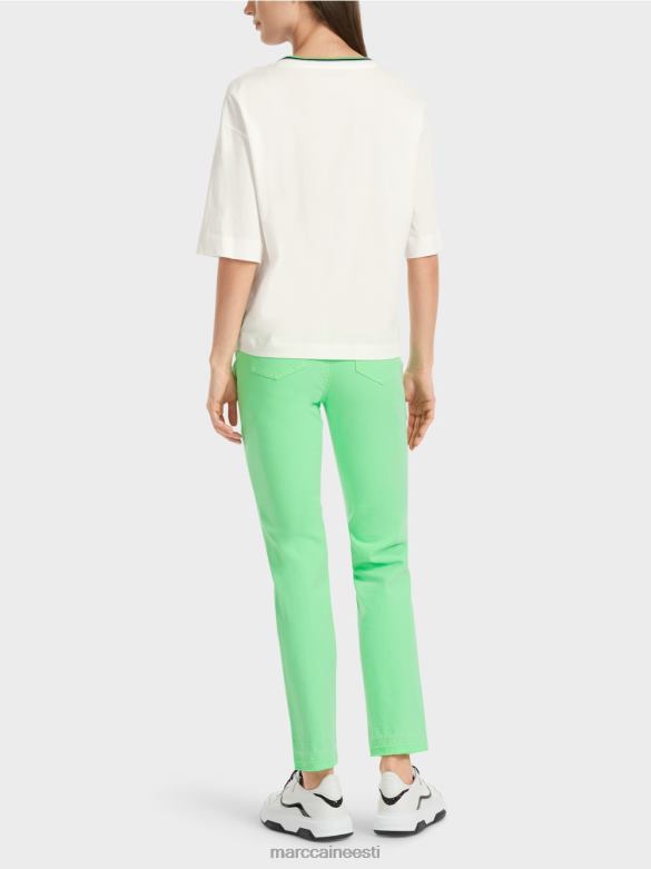 Marc Cain Riietus \"koos ümber mõtlema\" t-särk J8DT1294 määrdunudvalge