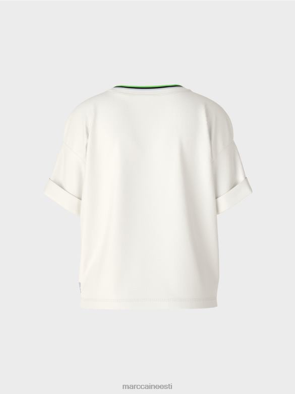 Marc Cain Riietus \"koos ümber mõtlema\" t-särk J8DT1294 määrdunudvalge