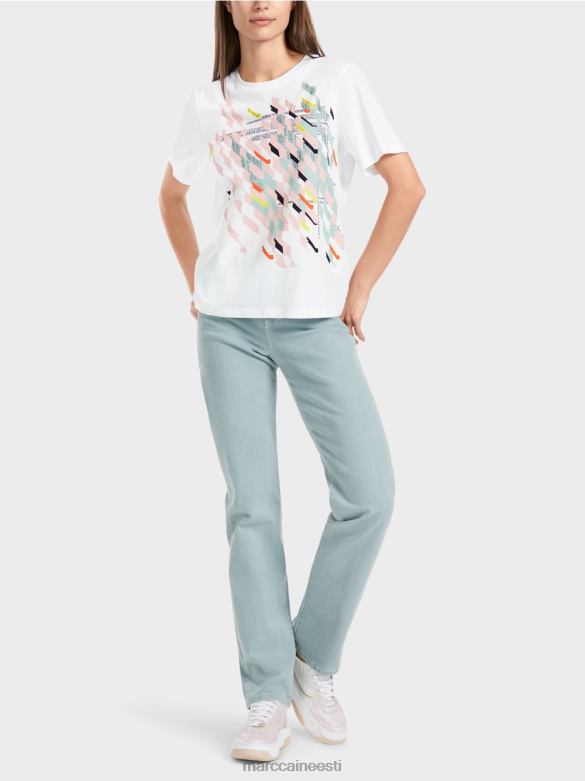 Marc Cain Riietus \"koos ümber mõtlema\" t-särk J8DT1321 valge