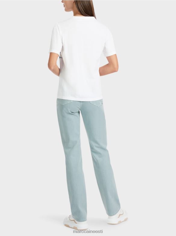 Marc Cain Riietus \"koos ümber mõtlema\" t-särk J8DT1321 valge