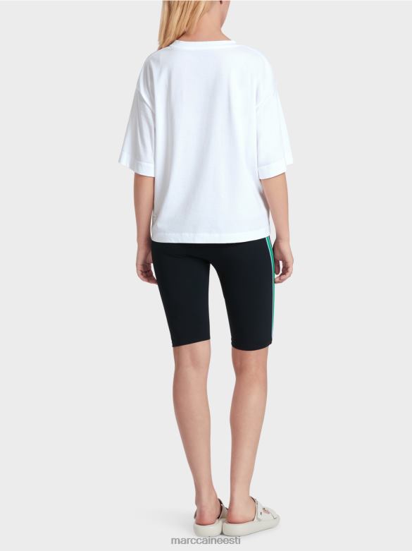 Marc Cain Riietus \"koos ümber mõtlema\" t-särk J8DT1365 valge