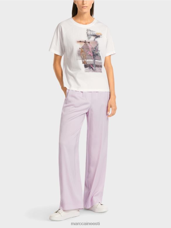 Marc Cain Riietus "koos ümbermõtlema" top J8DT1409 valge